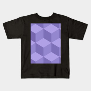 Geometric box purple Kids T-Shirt